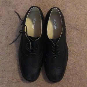 Black Oxford shoes, size 9.5